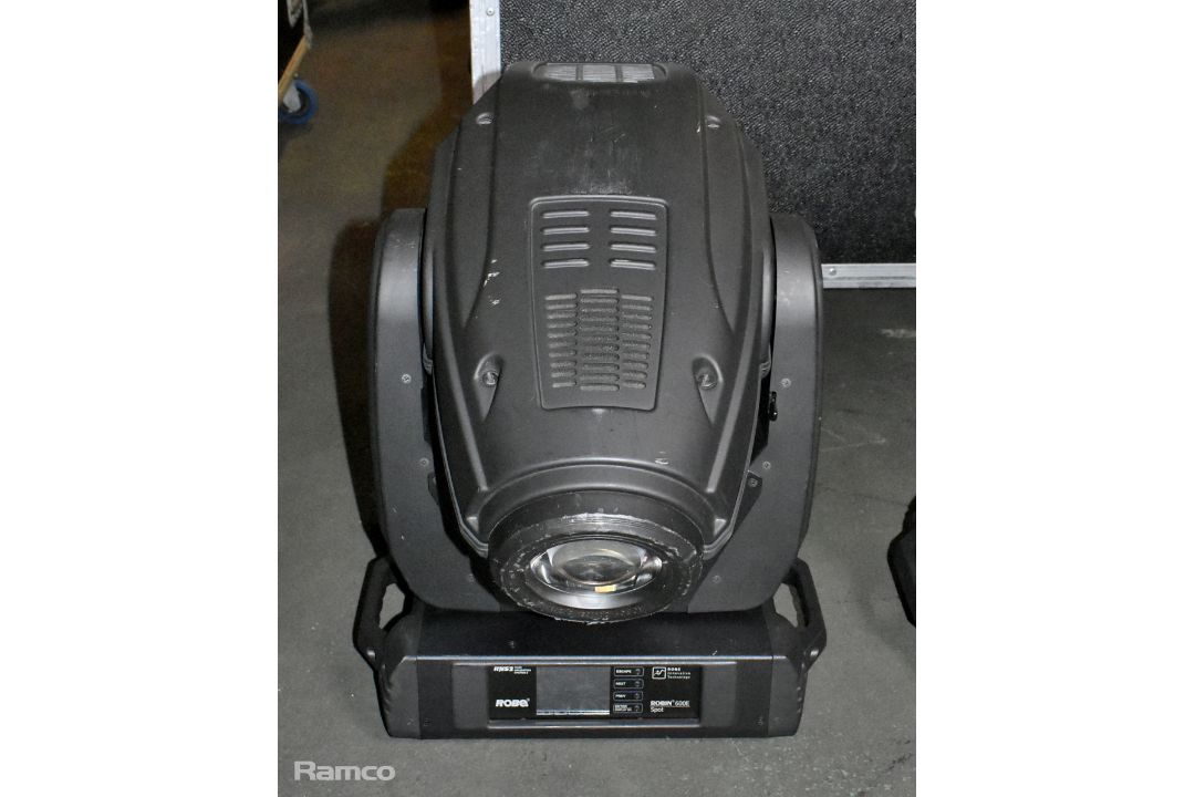 2x Robe Robin 600 spot lights in wheeled flight case - W 820 x D 590 x H 870mm - Image 7 of 12