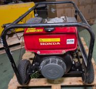 Honda EC 4D portable diesel generator - 110V and 240V output - L 870 x W 750 x H 700mm