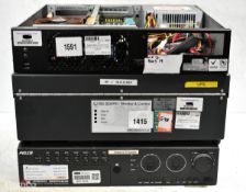MRG Systems Ltd AV350 SDI/PAL monitor and control, Pelco DX 4500 Series digital video recorder