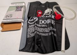 8x Dobie 20 litre solar showers - new - boxes damaged