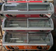 Iarp Visimax IV.3 1C EL commercial multi-tier display freezer - 240V~50Hz
