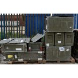 Laycon interlocking bin assembly - W 890 x D 510 x H 330mm - 6x MISSING PINS FOR OPENING PANELS