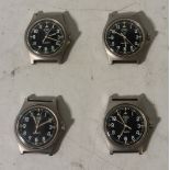 4x CWC W10-6645-99 British Army issue quartz wristwatch - 2005 - details in description