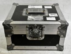 1x Small flight case - foam lined - empty - W 350 x D 310 x H 190mm