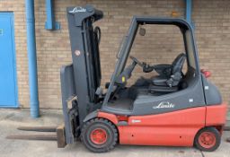 Linde Material Handling Ltd E30/02 electric forklift - full details in description
