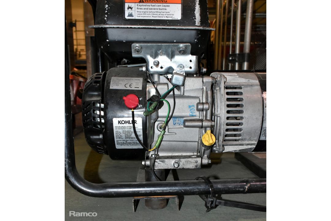 Kohler Command Pro Medusa petrol generator - W 640 x D 440 x H 460mm - Image 7 of 7