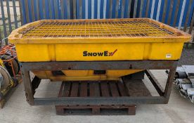 Snowex grit and salt gritting hopper with Snow Master 1 controller - W 1800 x D 1030 x H 860mm