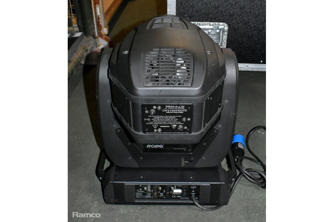 2x Robe Robin 600 spot lights (1x faulty shutter) in wheeled flight case - W 820 x D 590 x H 870mm - Image 7 of 11