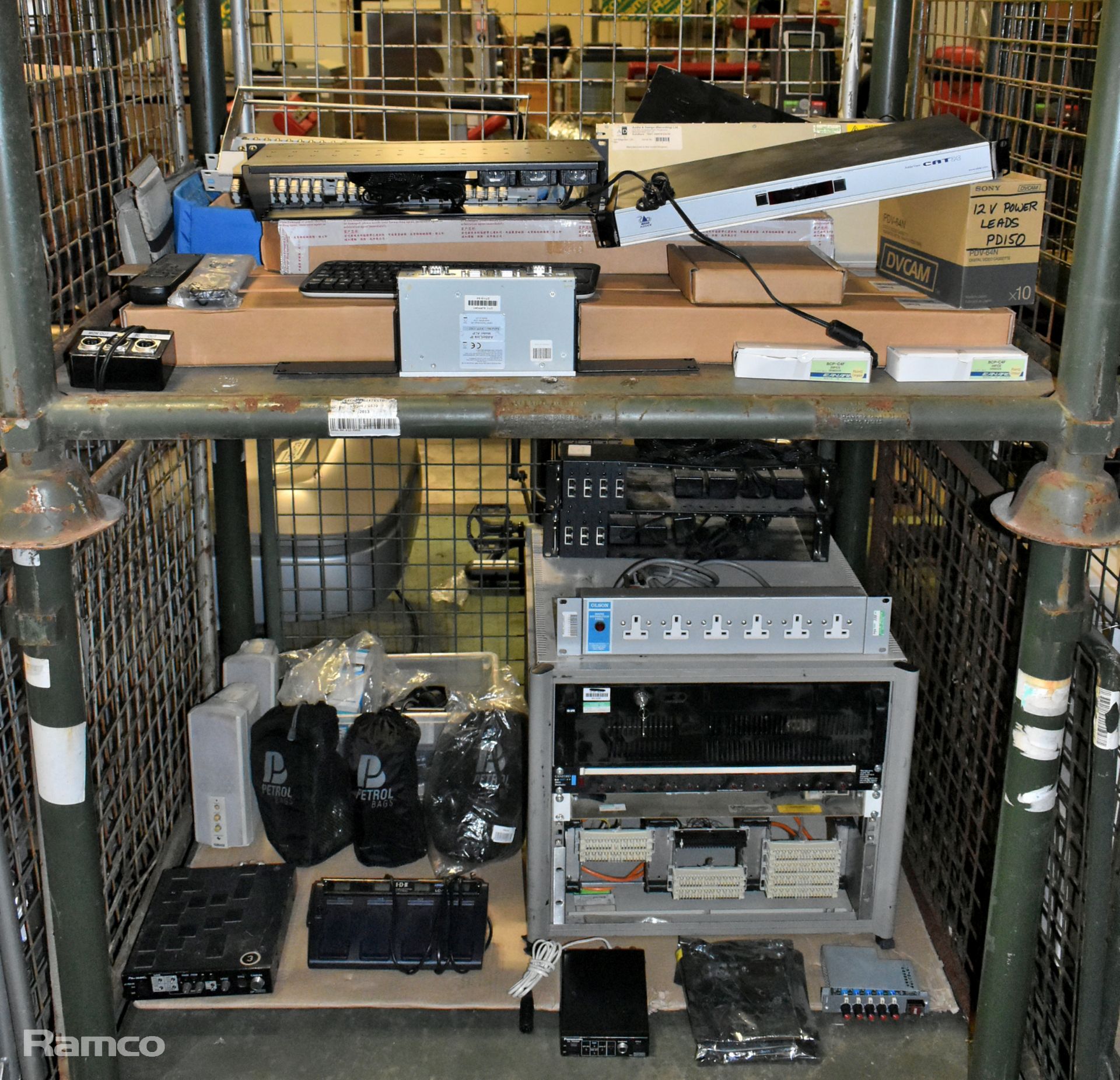 Audio visual mixed equipment - rack mount modules, camera and audio control units and more