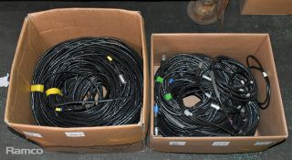 CAT5 cable with ethercon ends - 7x short links, 6x 5m, 6x 20m, 7x 30m
