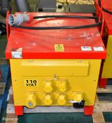 TMC ST-3-10K Type 025 transformer 4x 16A sockets and 2x 32A sockets - Input 400V Output 110V NE