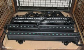 2x Aurora Bar 1000 V3 LED IP battens and 2x Aurora Bar 1000 V2 LED IP battens