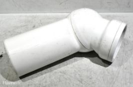 76x Oracstar variable PVC toilet elbow corners - W 155 x D 155 x H 350mm