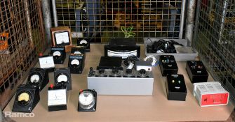 Laboratory test equipment - Degrees-Centigrade meter, mixed meters Galvanometer, volt, microamperes