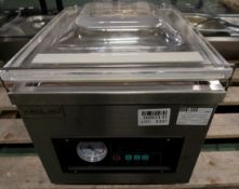 Xeoleo D2-260/A3 stainless steel countertop vacuum sealing machine - W 330 x D 410 x H 340mm