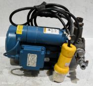 Jabsco 53040 series utility pump size 040 with 3 pin 100-130V plug - W 230 x D 385 x H 230mm