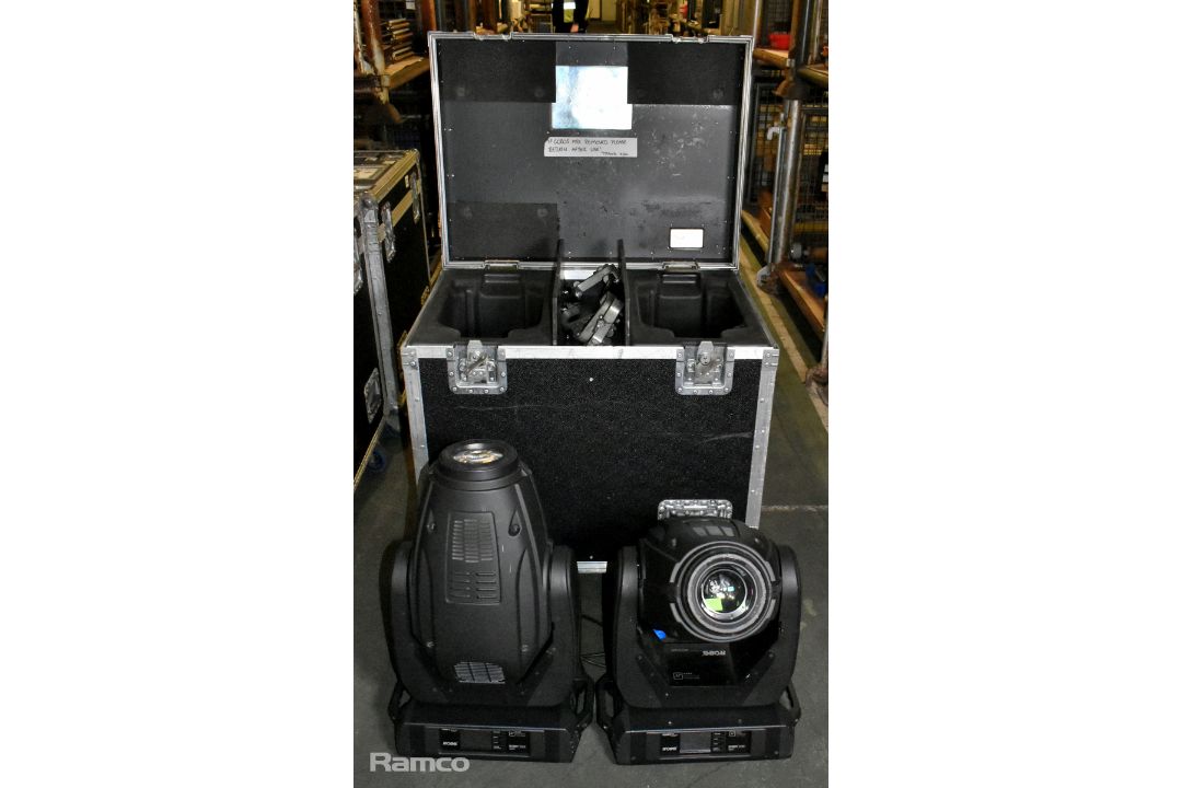 2x Robe Robin 600 spot lights in wheeled flight case - W 820 x D 590 x H 870mm - Image 1 of 10
