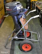 Yamaha 25 outboard motor serial number 25NMHO 1050784 - W 640 x D 990 x H 1200mm