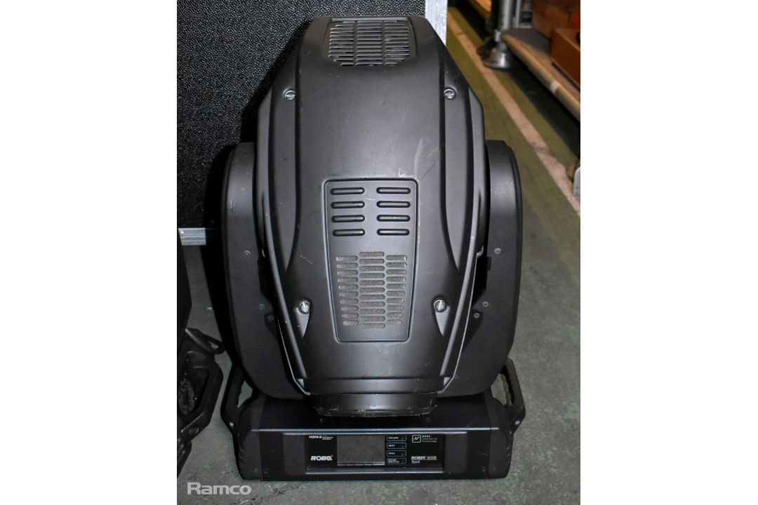 2x Robe Robin 600 spot lights in wheeled flight case - W 820 x D 590 x H 870mm - Image 2 of 12