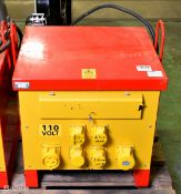 TMC ST-3-10K Type 025 transformer 4x 16A sockets and 2x 32A sockets - Input 400V Output 110V NE