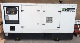 Inmesol IB-110 110kVA industrial diesel generator - 400/230V - full details in description