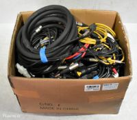 Mixed power cables - 9x 10m 16A to Powercon, 2x Powercon links, 2x True 1 links