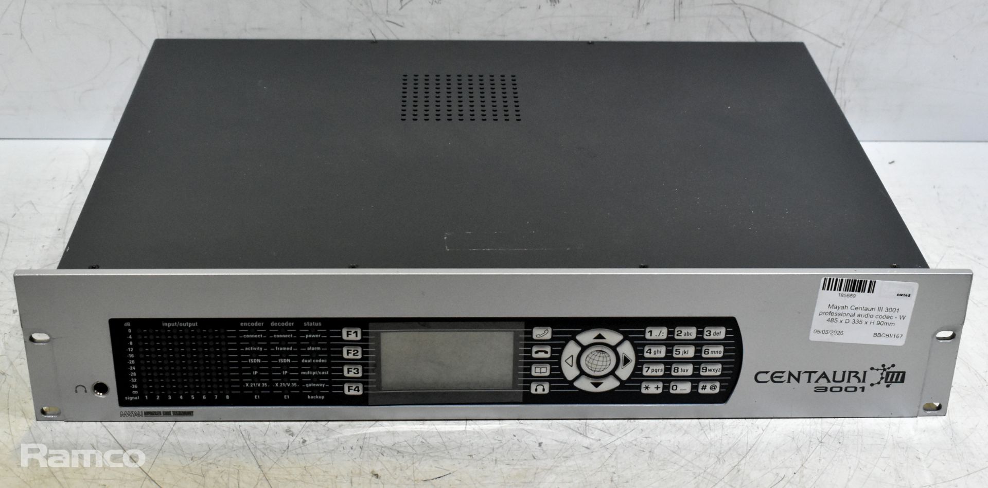 Mayah Centauri III 3001 professional audio codec,4x Axia audio nodes & more - see description - Image 17 of 19