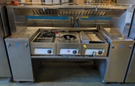 Blanco Professional mobile cooking station - W 1900 x D 770 x H 1420mm - details in the description