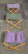 Portable folding chairs - approx. 45 - mixed conditions