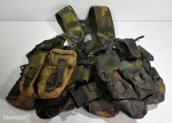 Various types of ex-military DPM accessories - 171kg – may require repair / be incomplete - see pics