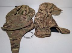 130x British Army MTP mixed hats - cold weather, tropical and combat - mixed sizes