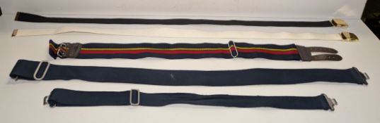150x British Forces belts - various types and sizes