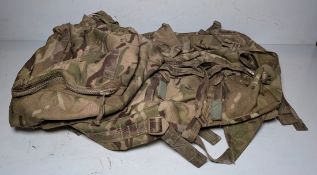 9x British Army MTP long convoluted rucksacks