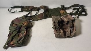Various types of ex-military DPM accessories - 146kg – may require repair / be incomplete