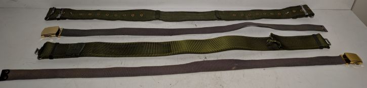 64x British Forces belts - various types and sizes