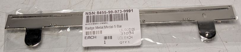British Army Surplus - mixed metal medal bar - lengths: 5 bar - approx 400 total