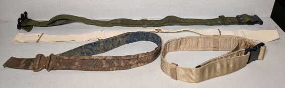 50x British Forces belts - various types and sizes