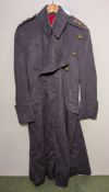 6x Men's greatcoat overcoats - mixed divisions and sizes - in need of repair