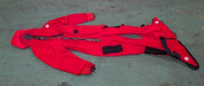13x Beaufort coverall passenger immersion suits - MK1 - with defects - not safety tested
