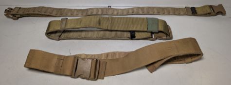 80x British Forces belts - various types and sizes