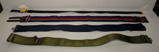 100x British Forces belts - various types and sizes