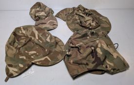 250x British Army MTP mixed hats - cold weather, tropical and combat - mixed sizes
