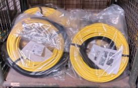 10x CommScope ULL, B2, A2, MP012, F-UC, 144F, 45M-UK12 fibre trunk cables