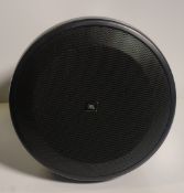 JBL 67P/T Black pendant speaker with safety wire
