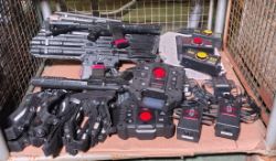 Laserwar laser tag equipment - rifles, headbands, chargers & more - full details in the description