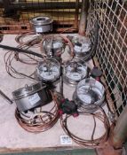 Various Stewarts temperature gauges - see description for details