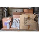 Cleaning equipment - sanitisers, spray bottles and more - full details in the description