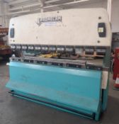 Promecam RG-65-25 hydraulic press brake with Hurco Autobend 7 CNC control panel - see desc.