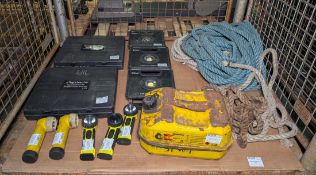 2x NightSearcher Sequential Pulsar Pro case of 5x rechargeable LED hazard warning lights & more