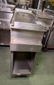 MKN stainless steel countertop - W 300 x D 850 x H 870mm